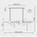 Подвесной светильник MODELUX MS.1900.1200 BS