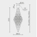 Подвесная люстра MODELUX ML.7826.800P GD