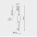 Настенный светильник MODELUX MS.88921.01 GD