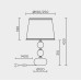 Настольный светильник MODELUX ML.6142.01TL BK