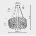 Подвесная люстра MODELUX ML.6621.19 BS-SM