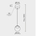 Подвесной светильник MODELUX ML.2338.150 BK-GD
