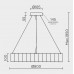 Подвесная люстра MODELUX ML.9361.800 GD