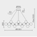 Подвесной светильник MODELUX MS.6033.40 BS