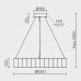 Подвесная люстра MODELUX ML.9361.600 GD