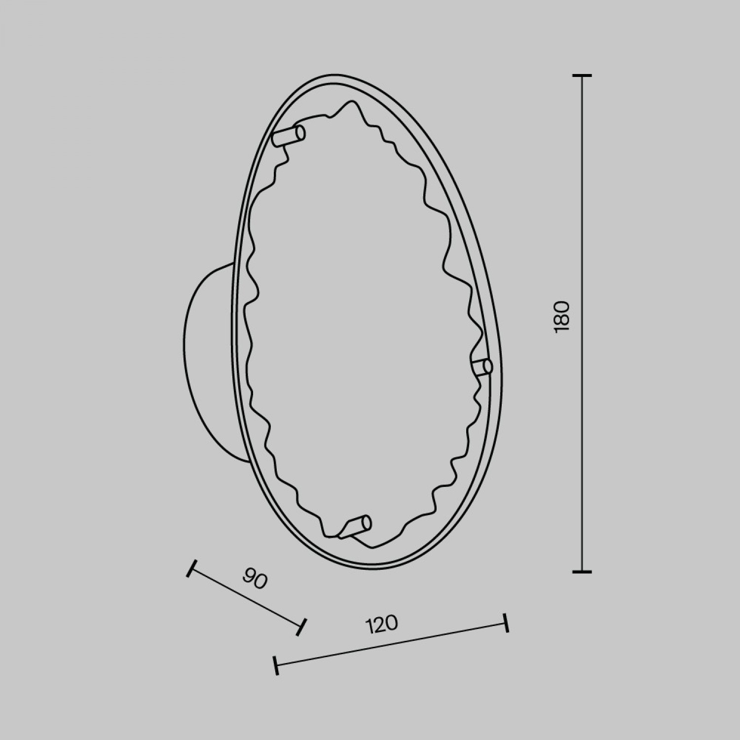 Настенный светильник MODELUX MS.2311.01 GD