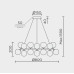 Подвесной светильник MODELUX MS.8055.14 BK