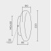 Настенный светильник MODELUX MS.6512.220 BK