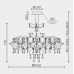Подвесная люстра MODELUX ML.7815.1050P CH