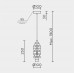 Подвесной светильник MODELUX ML.9050.100 GD