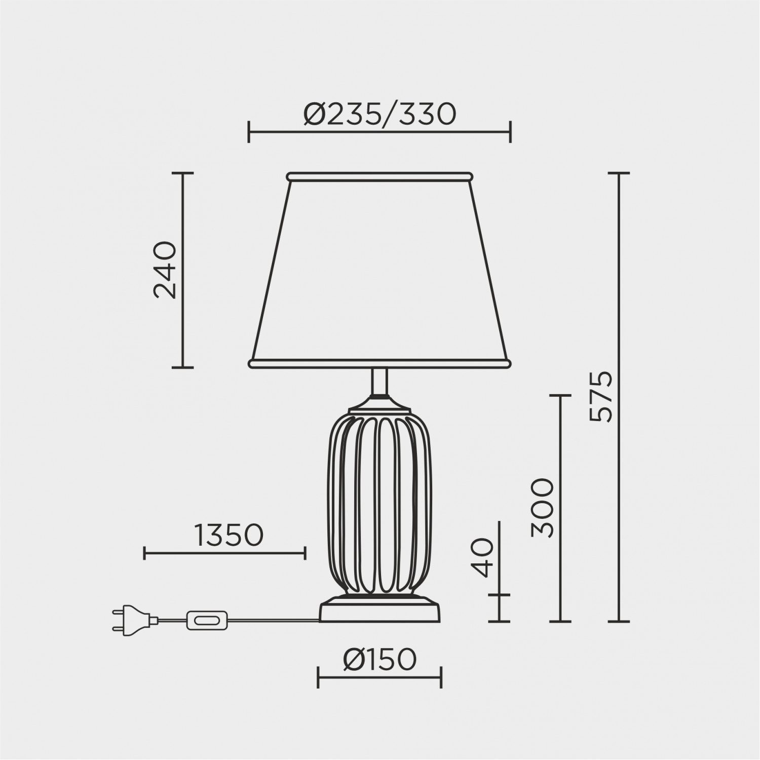 Настольный светильник MODELUX ML.6123.01TL WH