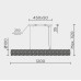 Подвесной светильник MODELUX ML.340.1200 GD