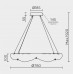 Подвесная люстра MODELUX ML.9366.800 GD