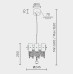 Подвесная люстра MODELUX ML.6980.250P GD