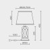 Настольный светильник MODELUX ML.6114.01TL WH
