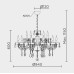 Подвесная люстра MODELUX ML.7151.15P