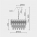 Подвесная люстра MODELUX ML.7085.400 GD