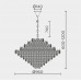 Подвесная люстра MODELUX ML.8861.32P GD