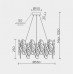 Подвесная люстра MODELUX MS.2290.8R GD