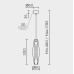 Подвесной светильник MODELUX ML.88950.1 CL
