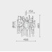Настенный светильник MODELUX MS.2105.450 GD