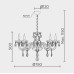 Подвесная люстра MODELUX ML.7148.8P