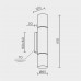 Настенный светильник MODELUX MS.106.400 BS
