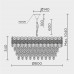 Подвесная люстра MODELUX ML.7085.800 GD