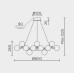 Подвесной светильник MODELUX MS.6033.25 CR