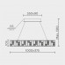 Подвесная люстра MODELUX ML.6988.1000P GD