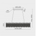 Подвесная люстра MODELUX ML.8250.1100 GD