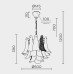 Подвесная люстра MODELUX ML.6777.7P GD