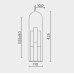 Настенный светильник MODELUX MS.1533.430 BK