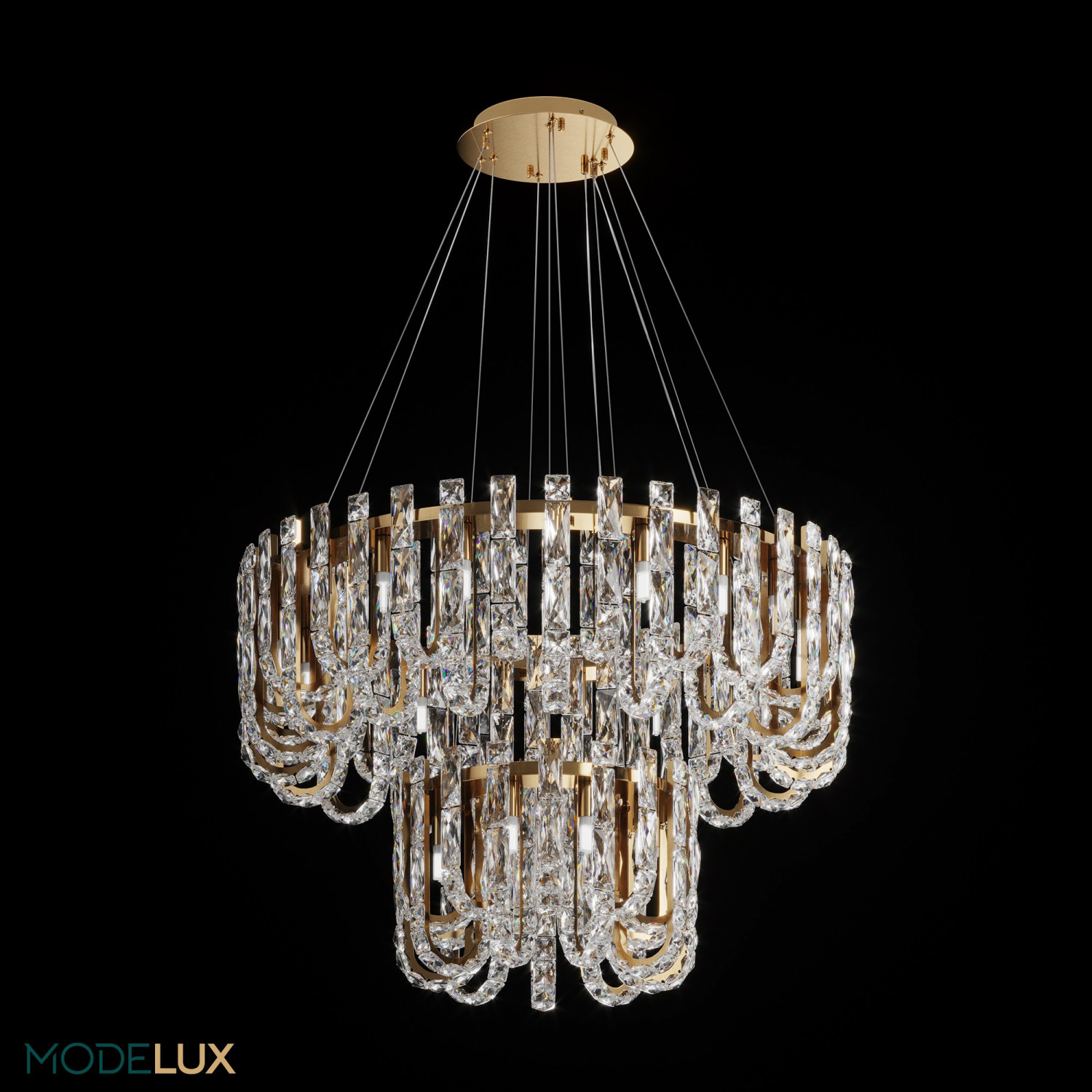 Подвесная люстра MODELUX ML.6621.28 BS