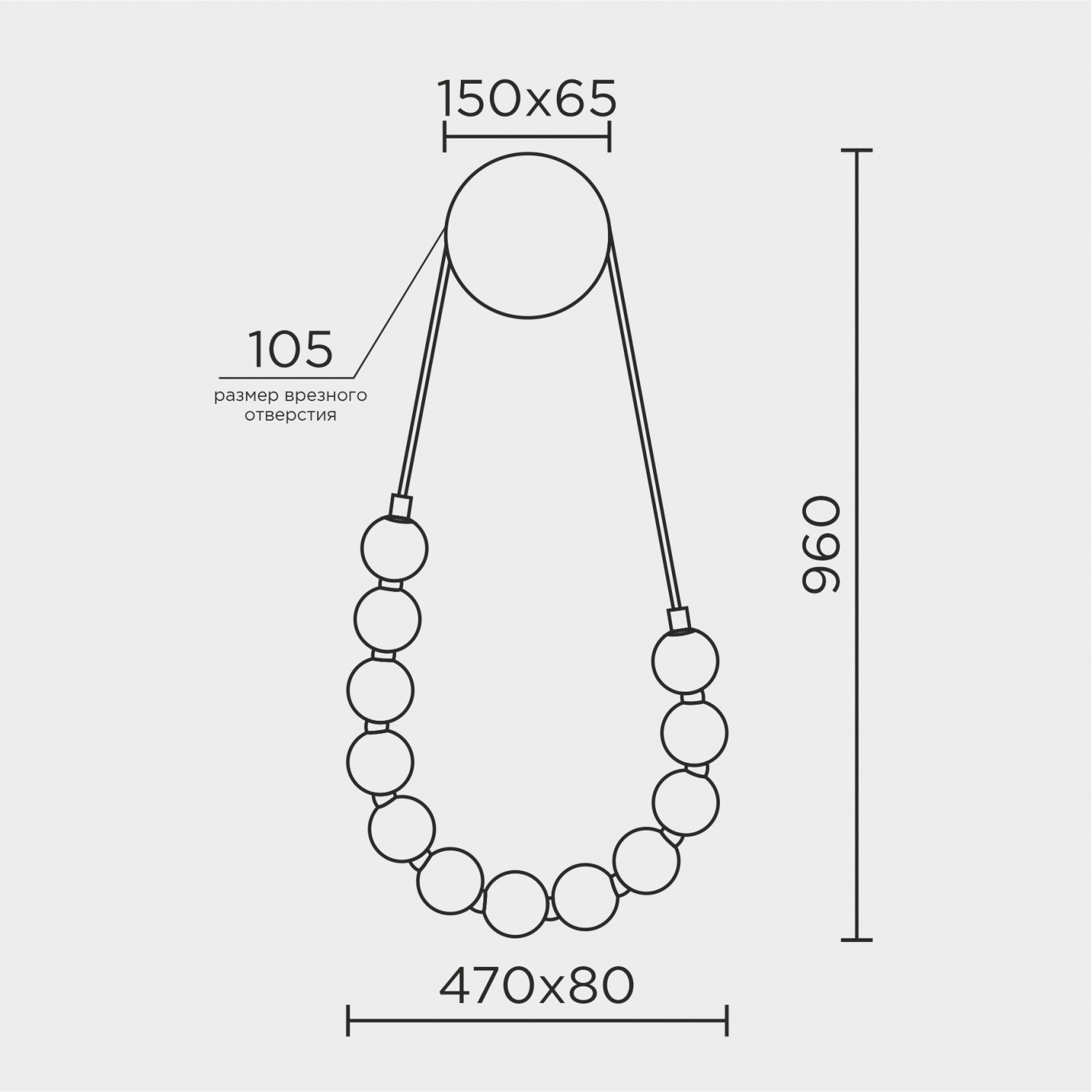 Настенный светильник MODELUX MS.8008.012 BS