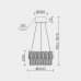Подвесная люстра MODELUX ML.830.400 GD