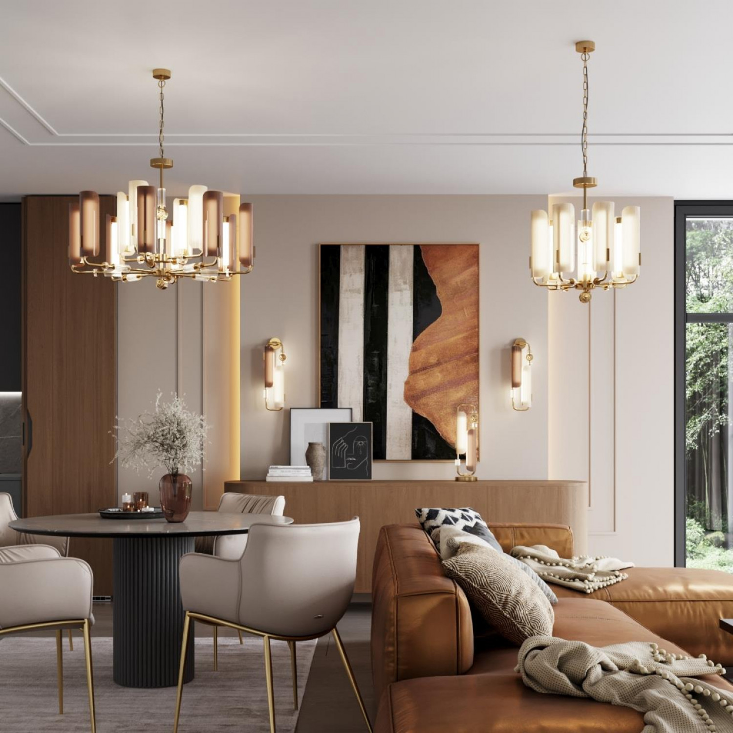Люстра Odeon Light 5467/60L LION