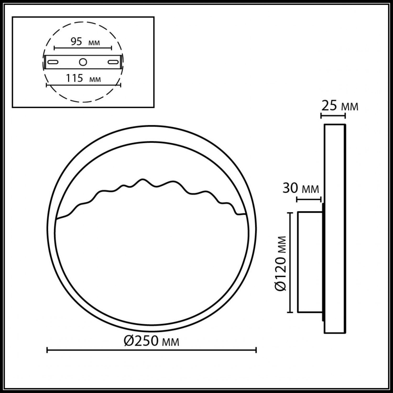 Настенный светильник Odeon Light 7068/9WL VALLEY