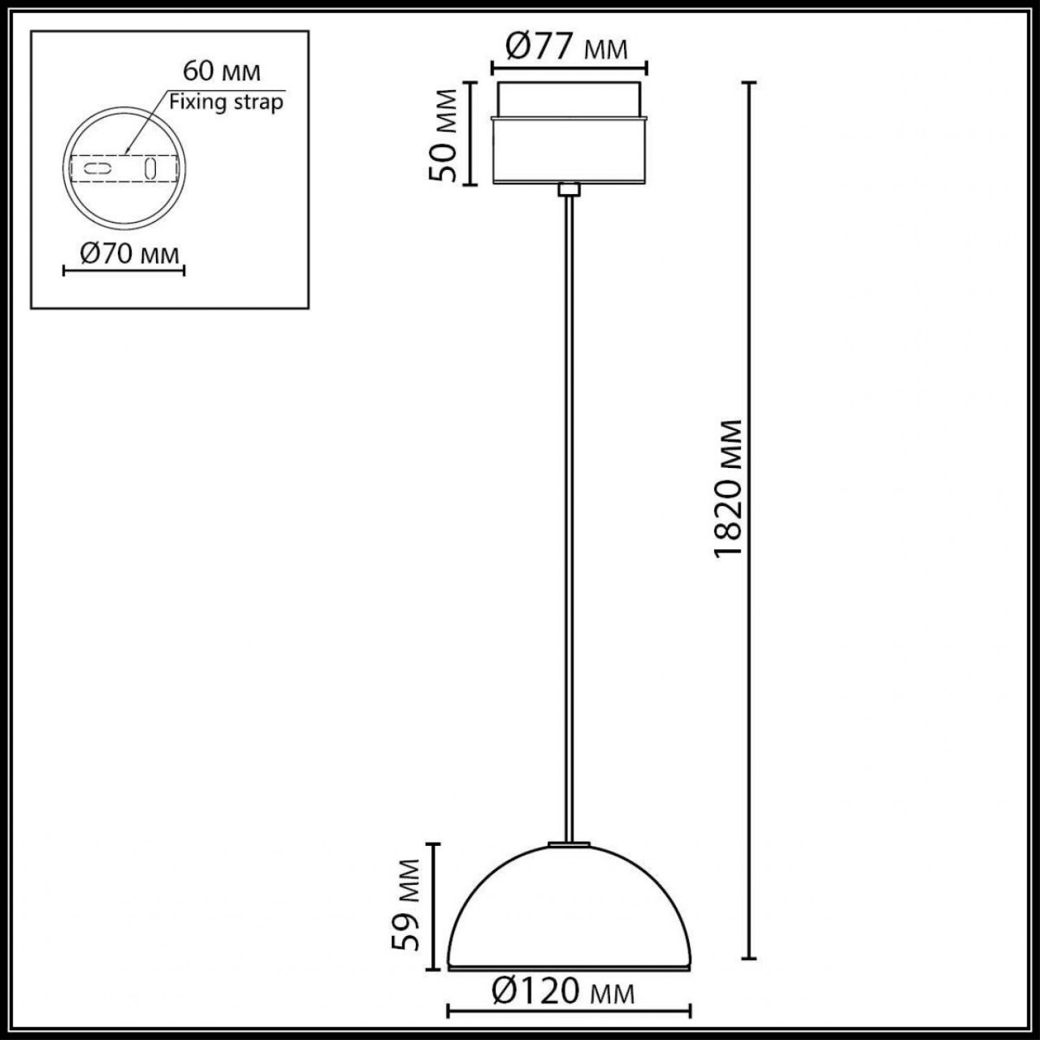 Подвес Odeon Light 5453/6L LULU