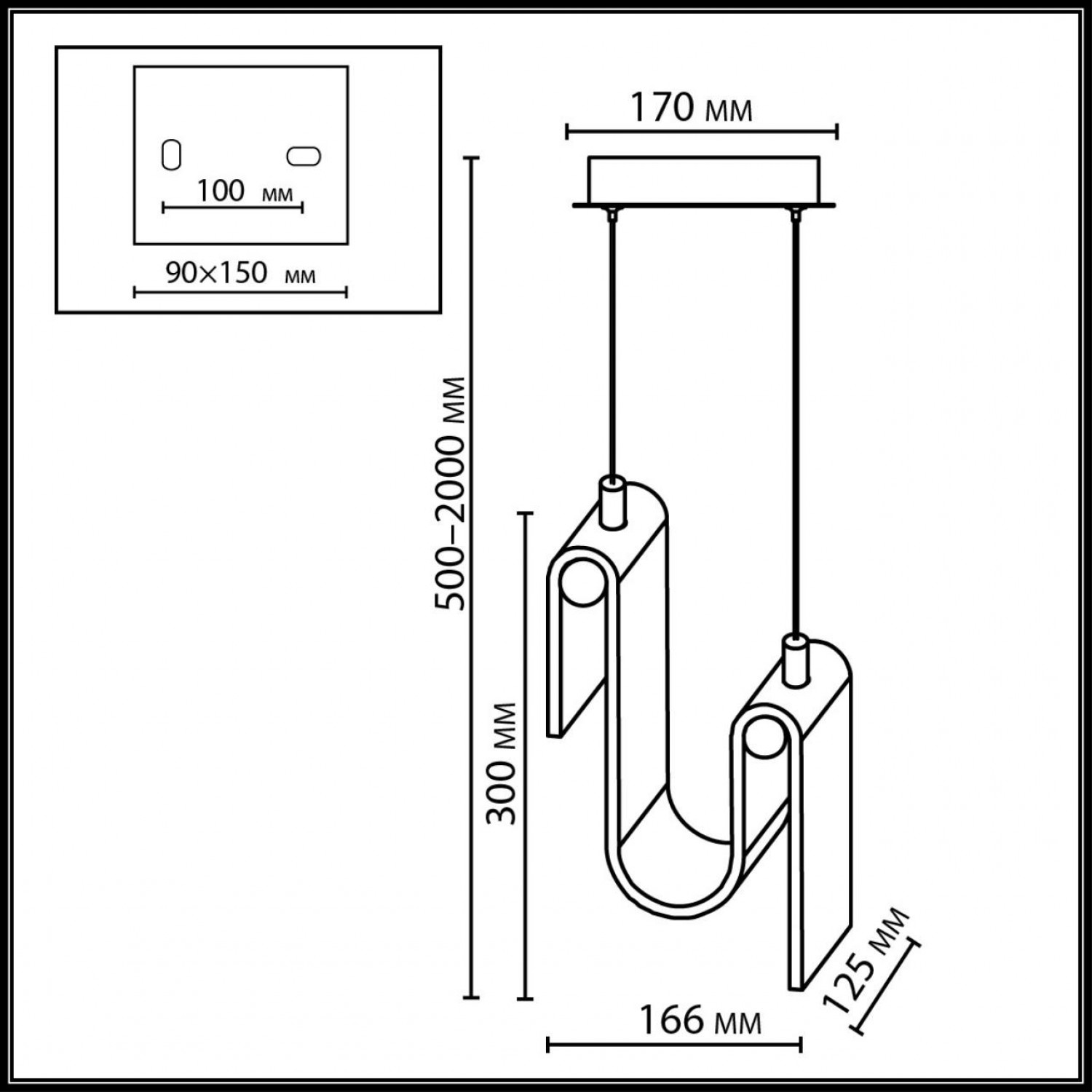 Подвес Odeon Light 5106/11L FLOW
