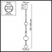 Подвес Odeon Light 5457/5L CALLISTO