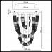 Люстра потолочная Odeon Light 5455/80CL COLLIER