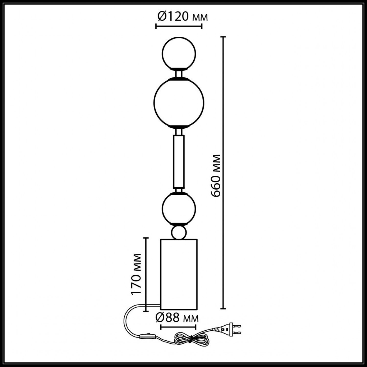 Настольная лампа Odeon Light 5457/4TL CALLISTO