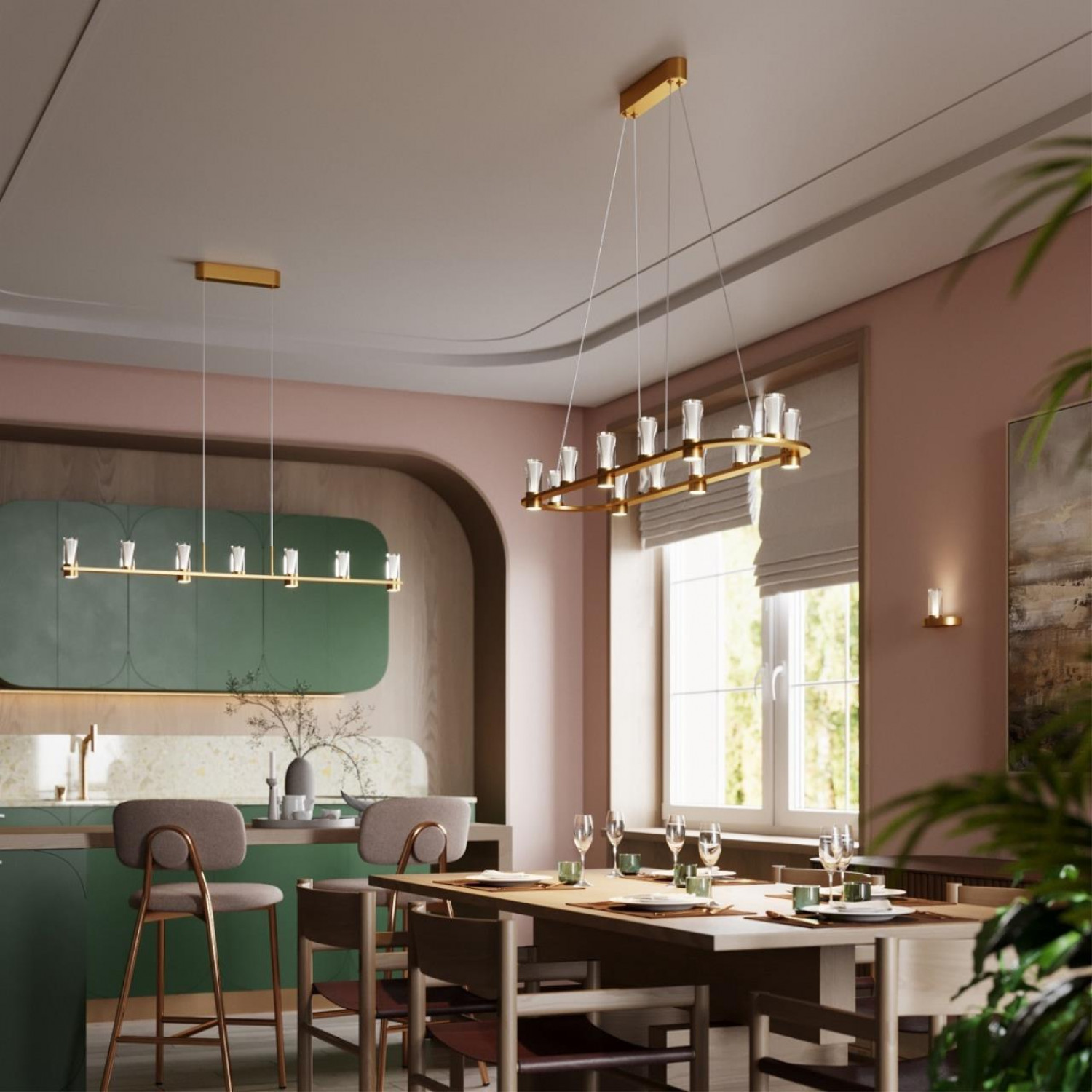 Подвесной светильник Odeon Light 7144/65L DEFANCE