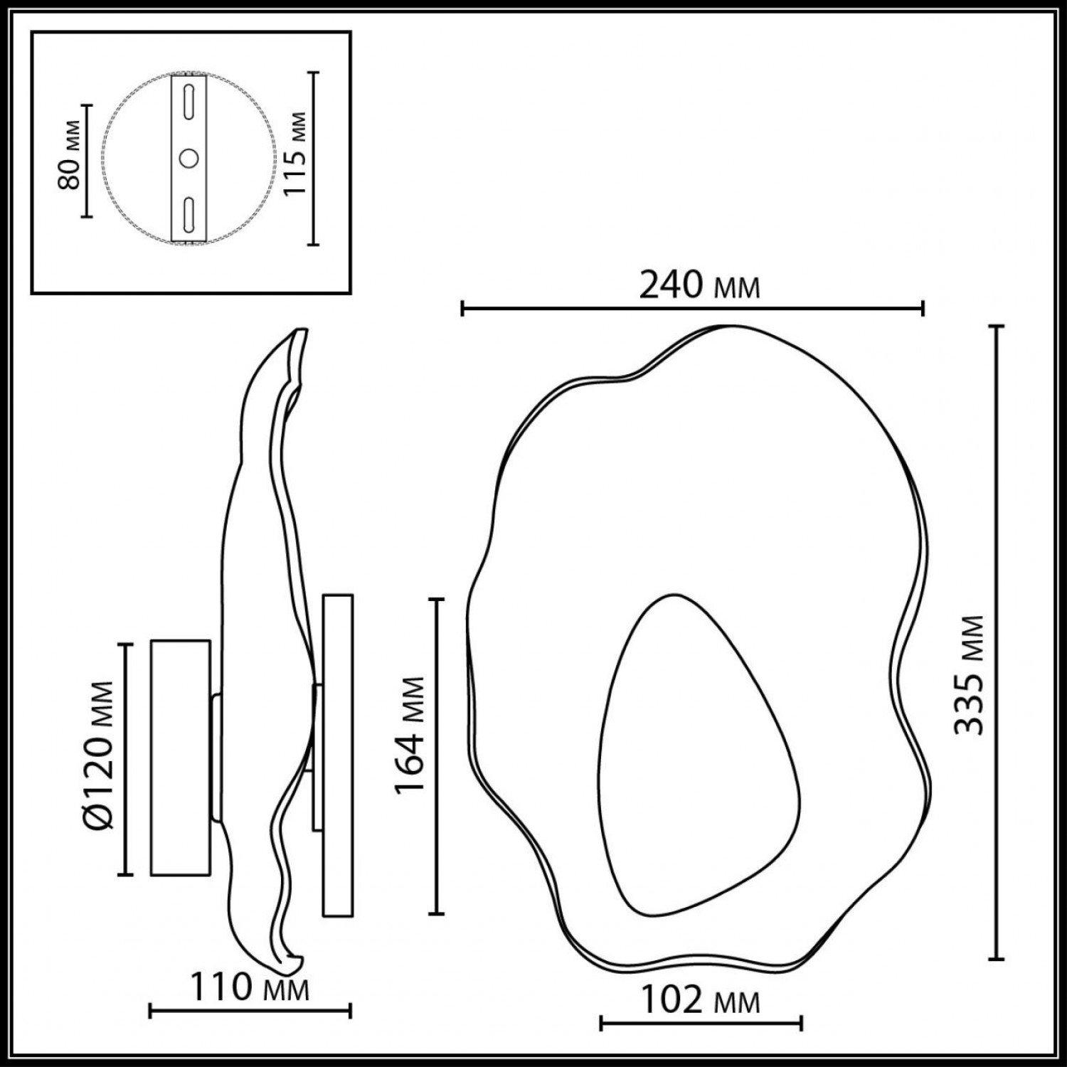 Настенный светильник Odeon Light 5460/12WLA CORALLA