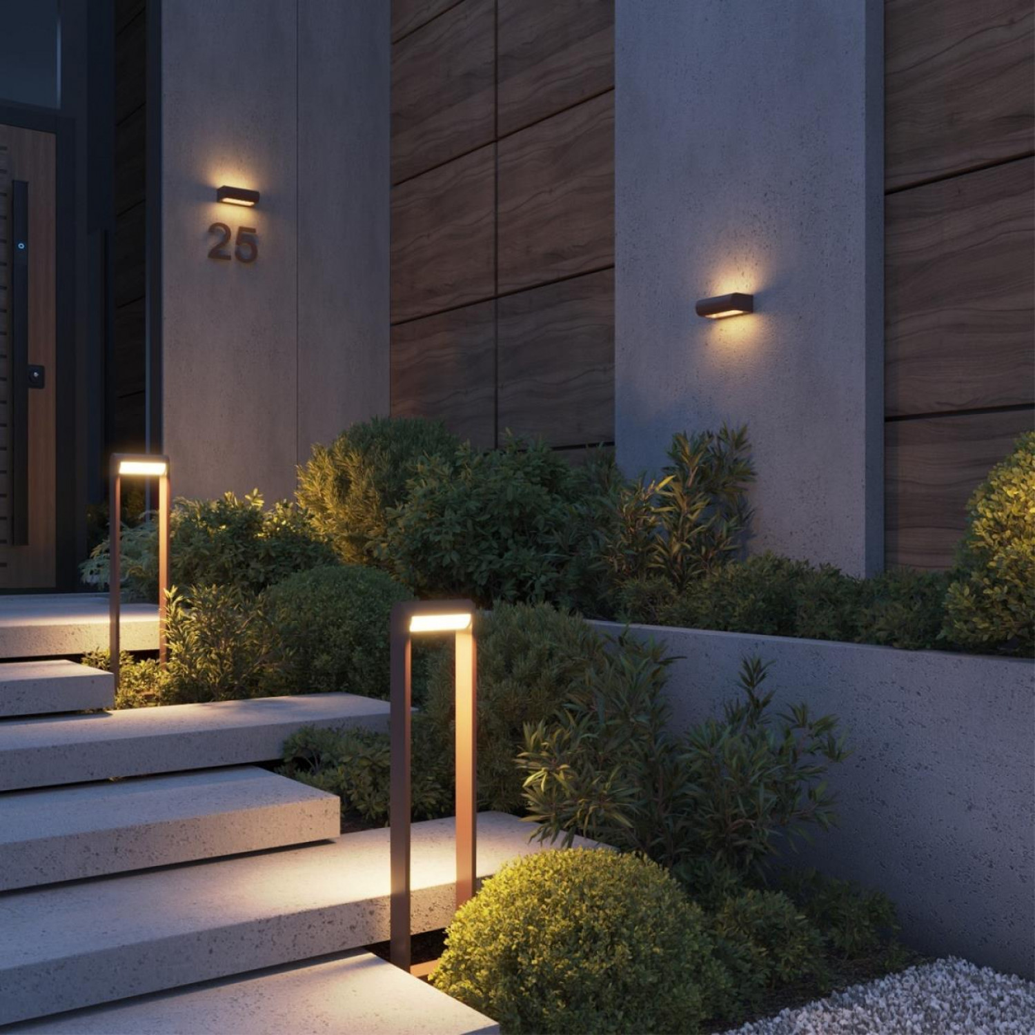 Уличный светильник Odeon Light 7118/12GLA TWINSET