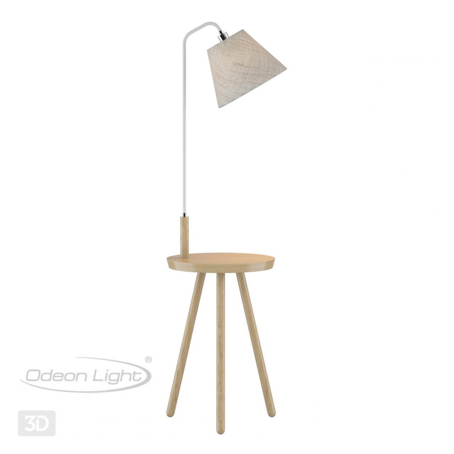 Торшер со столиком Odeon Light 4667/1F KALDA