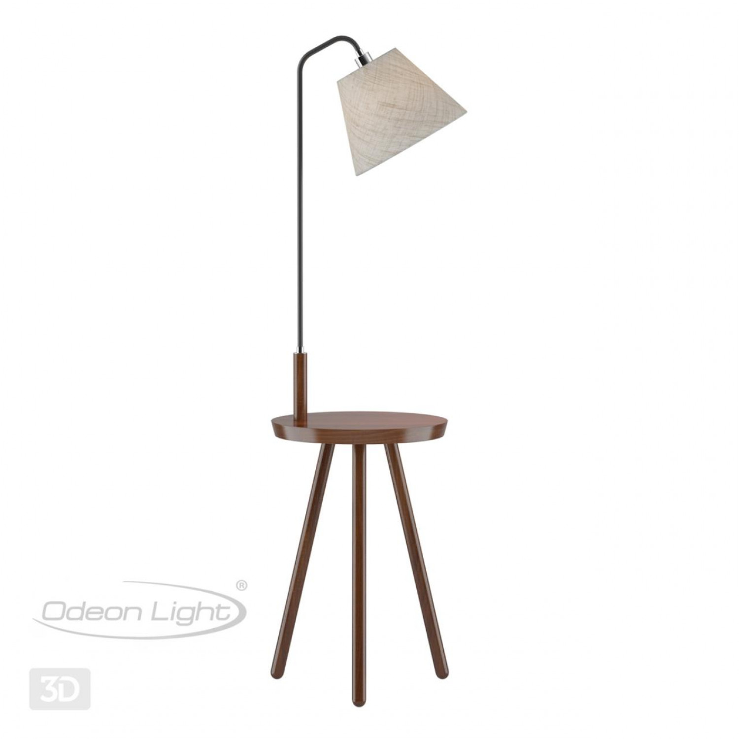 Торшер со столиком Odeon Light 4666/1F KALDA