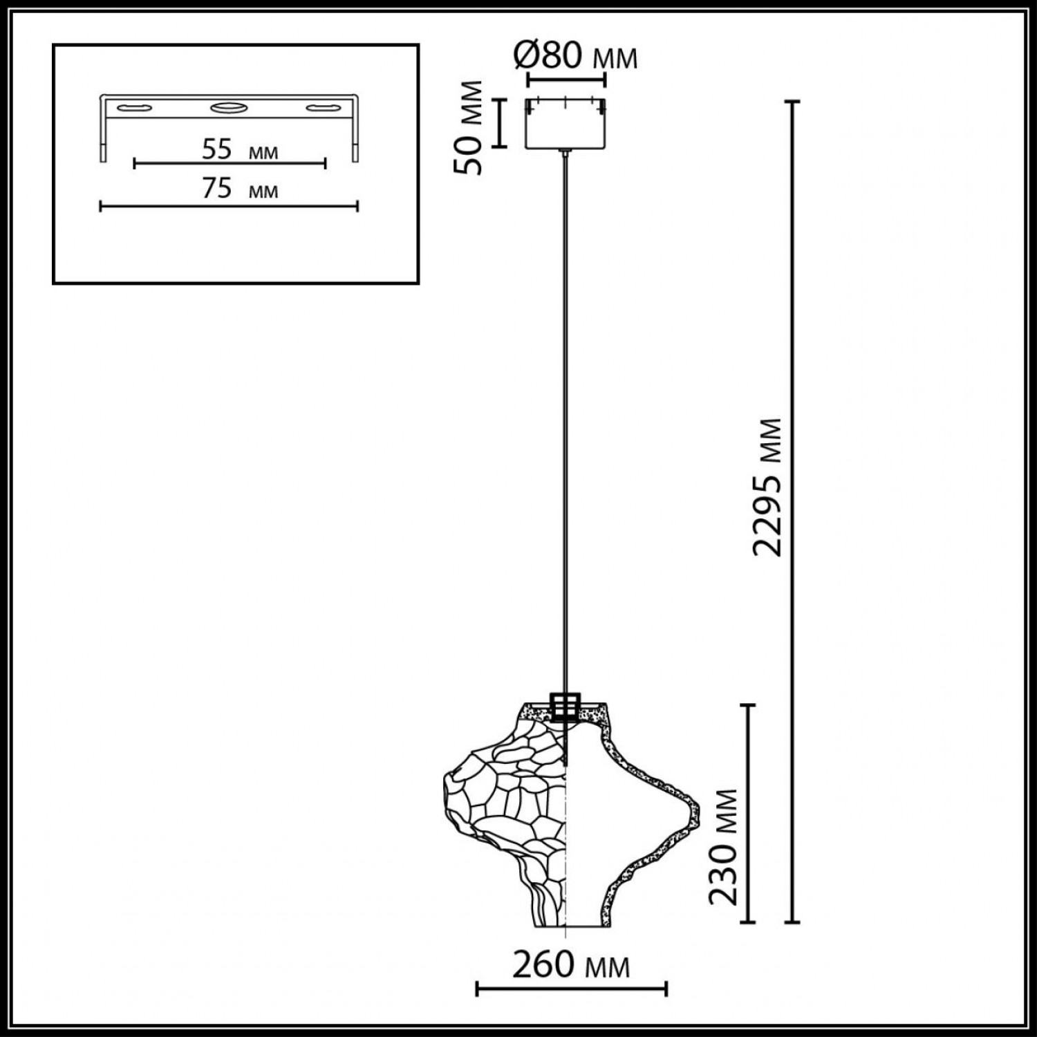 Подвес Odeon Light 5107/3LA ORDI