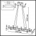 Подвесной светильник Odeon Light 7144/65L DEFANCE